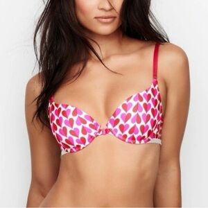 Heart Patterned VS bra